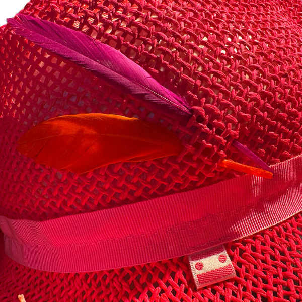 Paulssen Ellen hat  Newport fluopink, detail